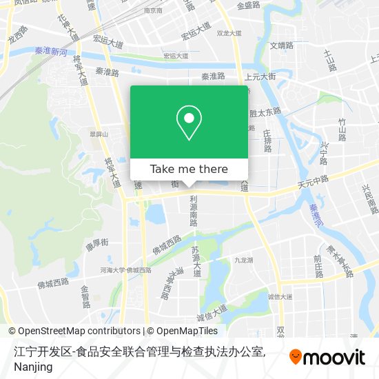 江宁开发区-食品安全联合管理与检查执法办公室 map