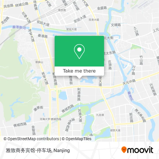 雅致商务宾馆-停车场 map