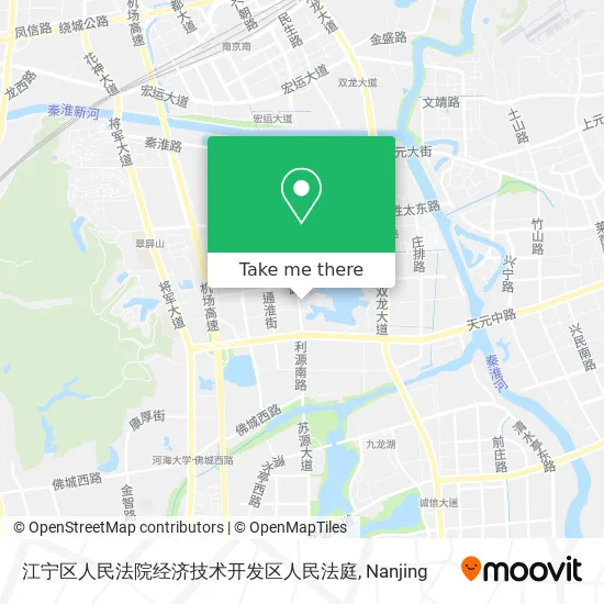 江宁区人民法院经济技术开发区人民法庭 map