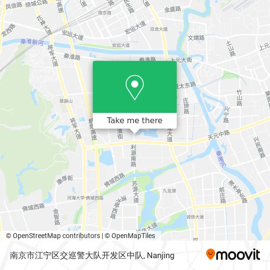 南京市江宁区交巡警大队开发区中队 map