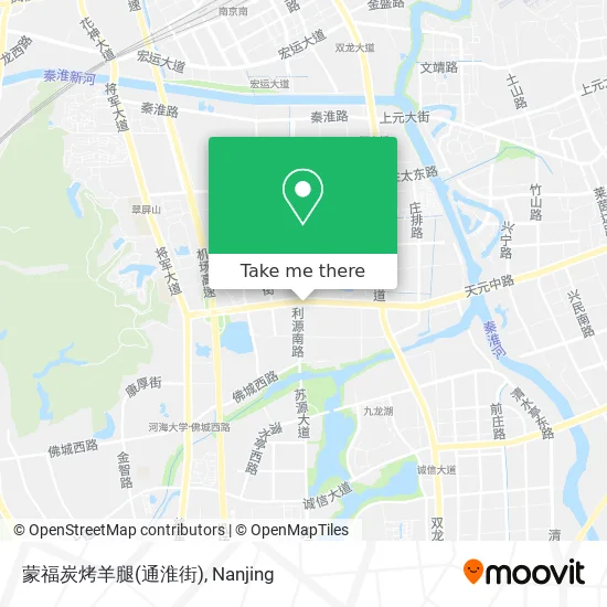 蒙福炭烤羊腿(通淮街) map