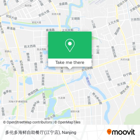 多伦多海鲜自助餐厅(江宁店) map
