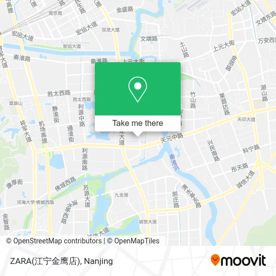 ZARA(江宁金鹰店) map