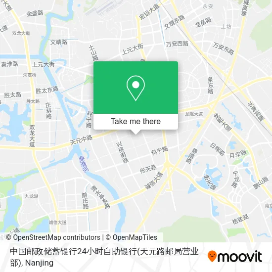 中国邮政储蓄银行24小时自助银行(天元路邮局营业部) map