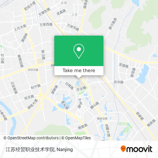 江苏经贸职业技术学院 map