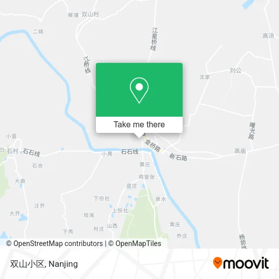 双山小区 map