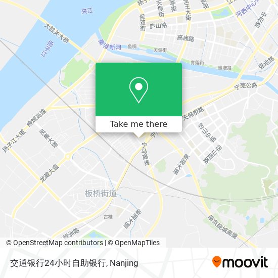交通银行24小时自助银行 map