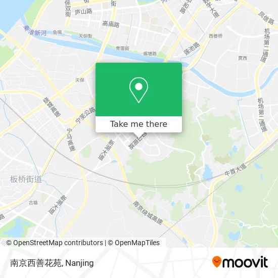 南京西善花苑 map