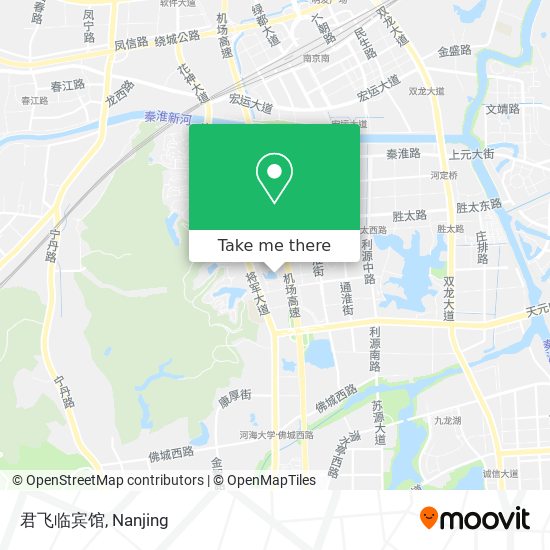 君飞临宾馆 map
