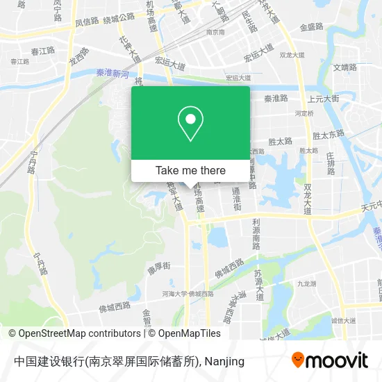中国建设银行(南京翠屏国际储蓄所) map