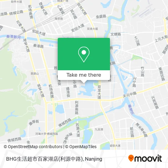 BHG生活超市百家湖店(利源中路) map