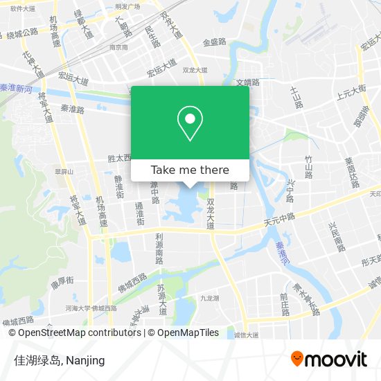 佳湖绿岛 map