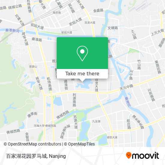 百家湖花园罗马城 map