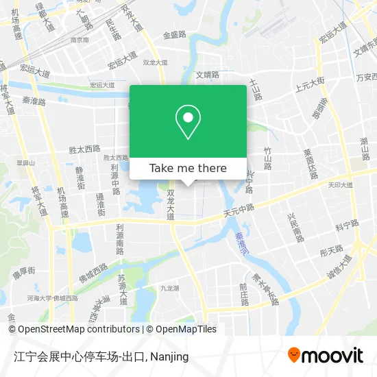 江宁会展中心停车场-出口 map