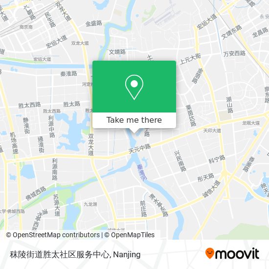 秣陵街道胜太社区服务中心 map