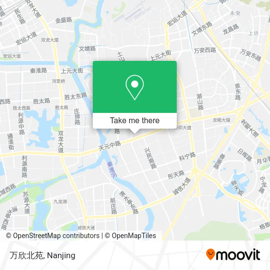 万欣北苑 map