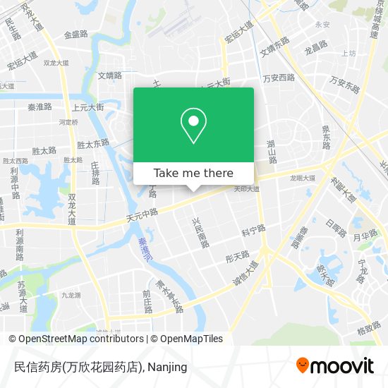 民信药房(万欣花园药店) map