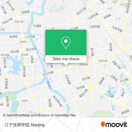 江宁技师学院 map