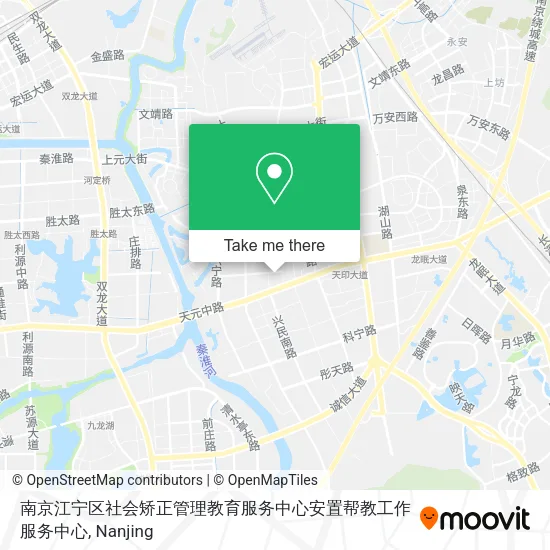 南京江宁区社会矫正管理教育服务中心安置帮教工作服务中心 map