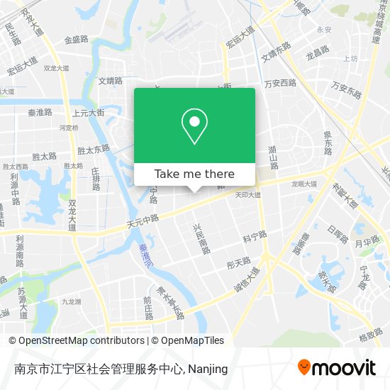 南京市江宁区社会管理服务中心 map