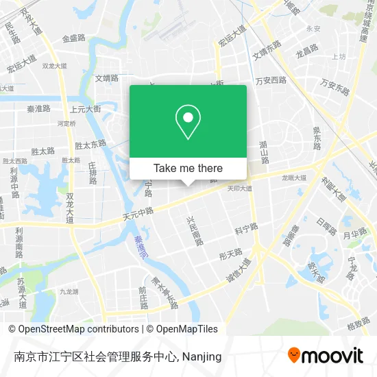 南京市江宁区社会管理服务中心 map