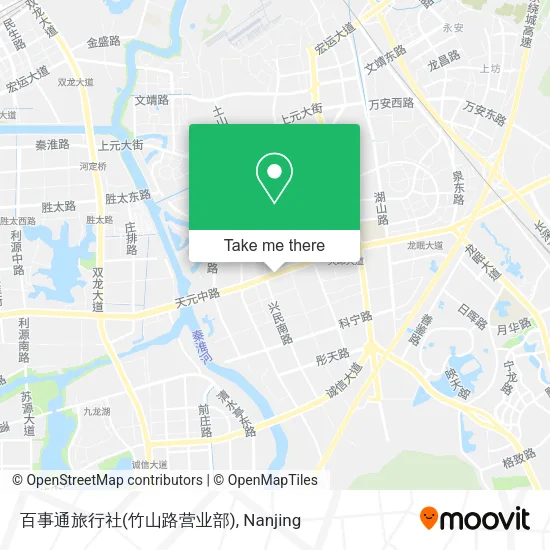 百事通旅行社(竹山路营业部) map