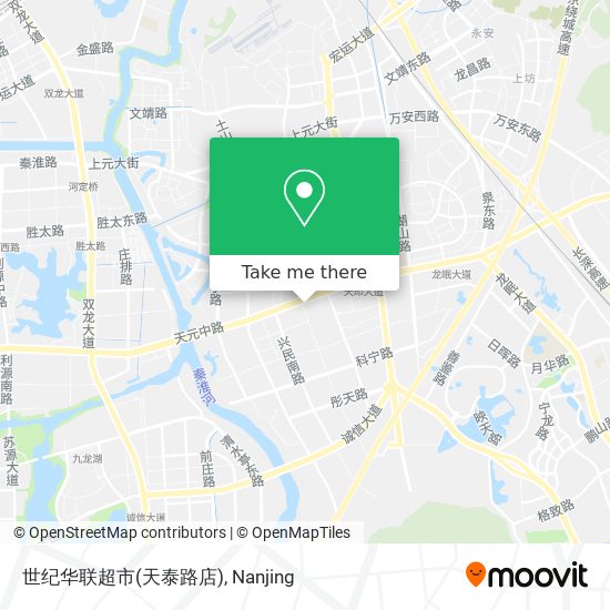 世纪华联超市(天泰路店) map