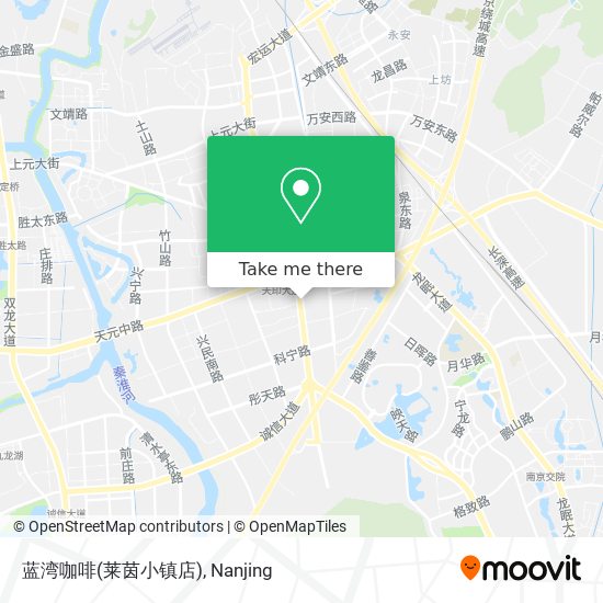 蓝湾咖啡(莱茵小镇店) map