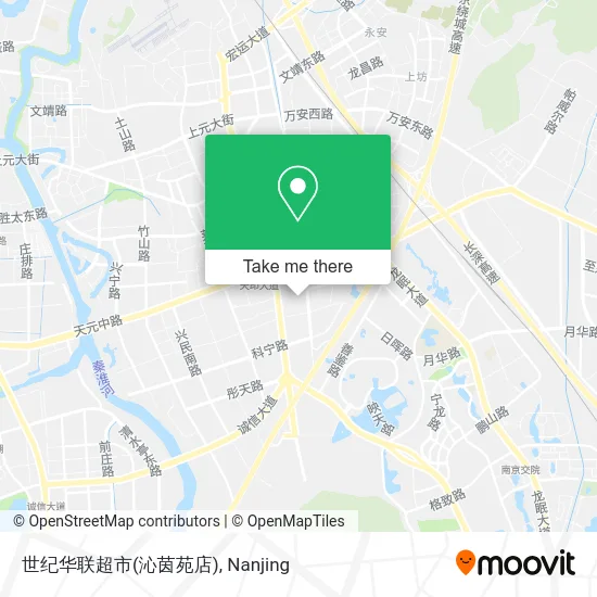 世纪华联超市(沁茵苑店) map