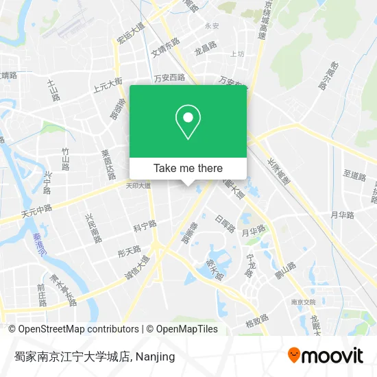 蜀家南京江宁大学城店 map