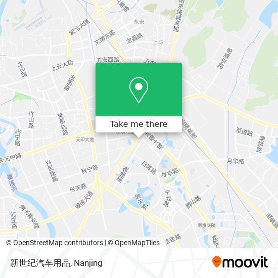 新世纪汽车用品 map