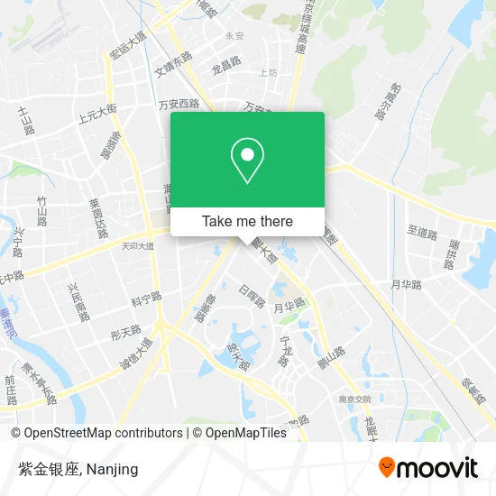紫金银座 map