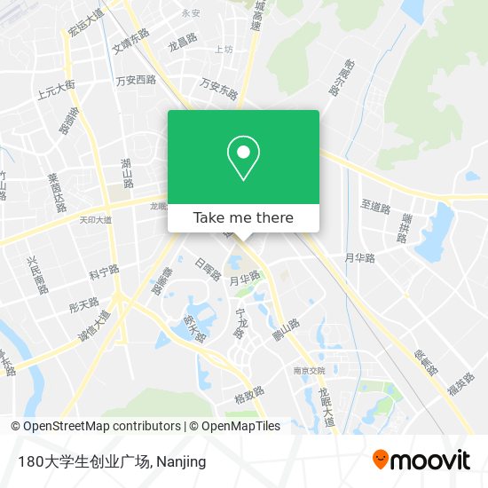 180大学生创业广场 map