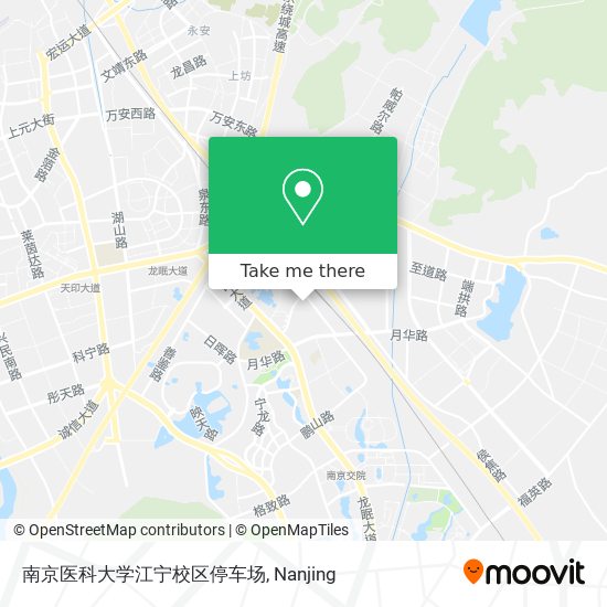 南京医科大学江宁校区停车场 map