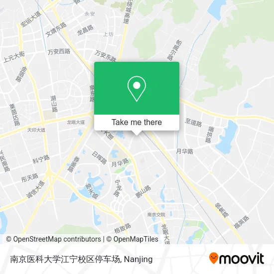 南京医科大学江宁校区停车场 map