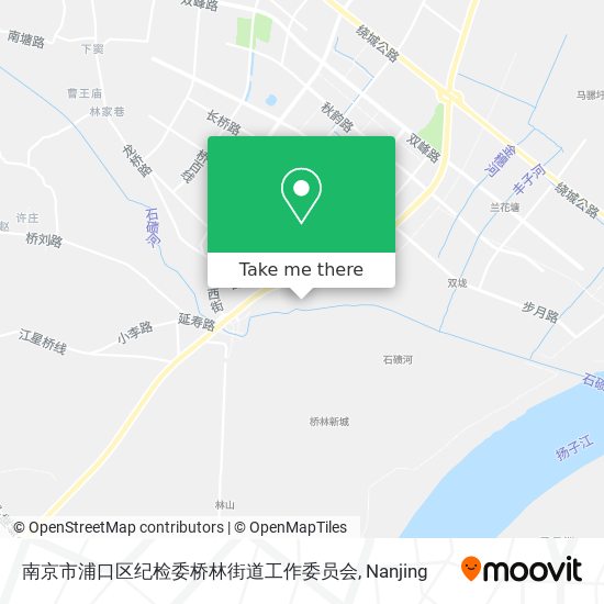 南京市浦口区纪检委桥林街道工作委员会 map