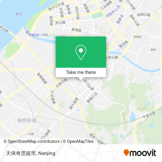 天保奇思超市 map