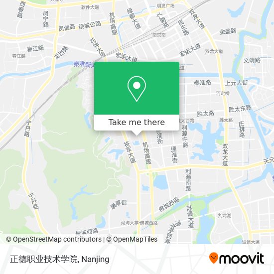 正德职业技术学院 map