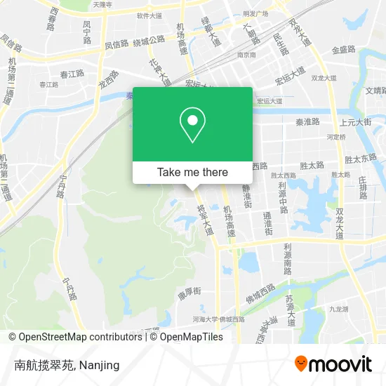 南航揽翠苑 map