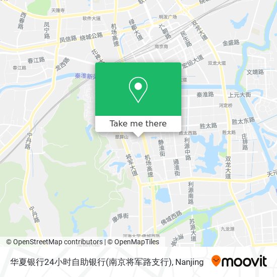 华夏银行24小时自助银行(南京将军路支行) map