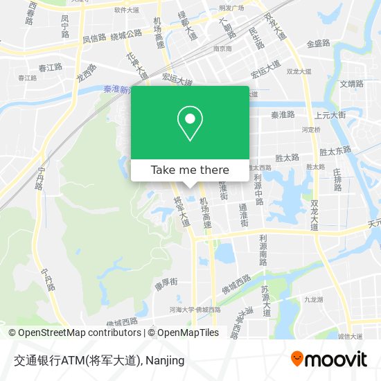 交通银行ATM(将军大道) map