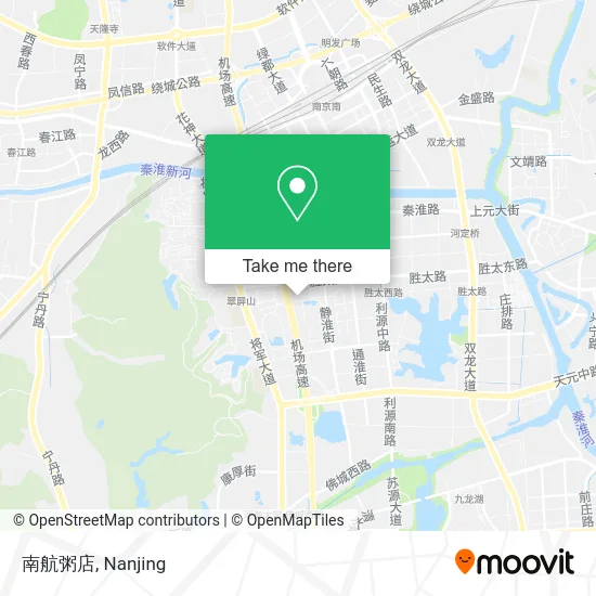 南航粥店 map