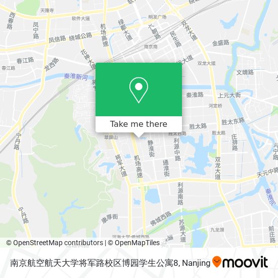南京航空航天大学将军路校区博园学生公寓8 map