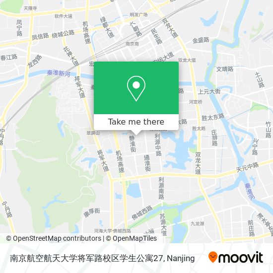 南京航空航天大学将军路校区学生公寓27 map