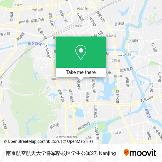 南京航空航天大学将军路校区学生公寓27 map