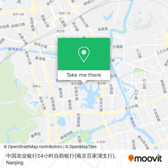 中国农业银行24小时自助银行(南京百家湖支行) map
