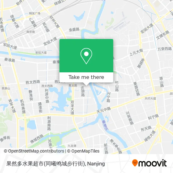 果然多水果超市(同曦鸣城步行街) map