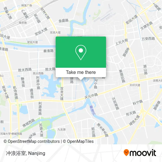 冲浪浴室 map