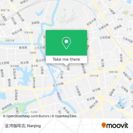 蓝湾咖啡店 map