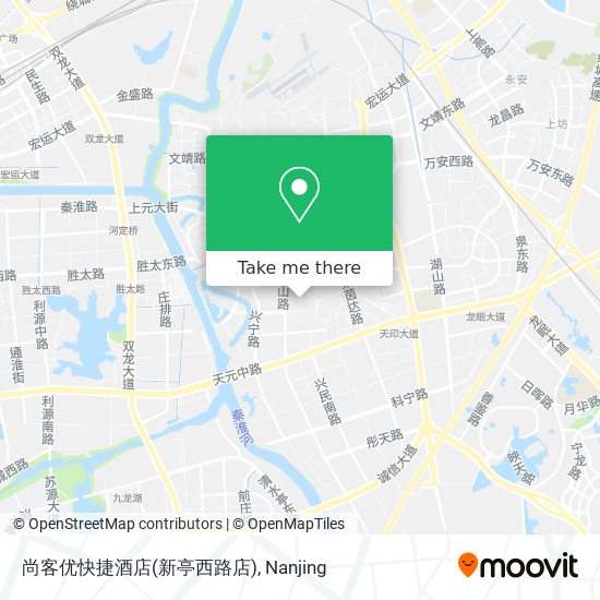 尚客优快捷酒店(新亭西路店) map